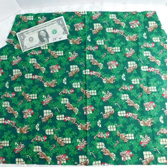 Christmas Holiday Fabric Lot 2.5 pounds Blues 22 pcs, Scraps & Yards Quilting - Picture 13 of 16